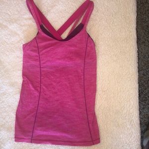 Lululemon athletica pink/purple tank